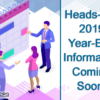 Heads-Up: 2019 Year-End Information Coming Soon!
