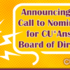 Announcing 2023 Call to Nominations for the CU*Answers Board of Directors!