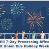 How Will 7-Day Processing Affect Your Credit Union this Holiday Weekend?