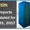 CU*Spy Reports Purge on December 31, 2017