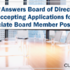 CU*Answers Board of Directors Accepting Applications for Associate Board Member Positions