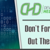 Developer’s Help Desk e-Alert: Don’t Forget to Check Out These Projects!