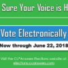 Time to Vote in the 2018 Elections!