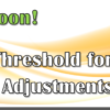 Coming Soon: A Lower Threshold for Check Adjustments