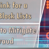 Join AuditLink for a Review of Block Lists – Learn How to Mitigate Potential Fraud