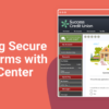 Launching Secure Online Forms with Request Center