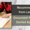 Recommendations from Lender*VP – Document Retention for Denied Applications