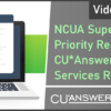 Video Now Available – NCUA Supervisory Priority Report 2020: CU*Answers Management Services Response