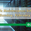 Network Maintenance Scheduled for Sunday, February 6th