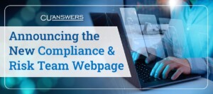 Announcing the New Compliance & Risk Team Webpage