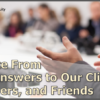 A Note from CU*Answers to Our Clients, Partners, and Friends