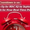 The Countdown is on: Sign Up for RDC IQ by September 30th for Near-Real-Time Posting