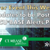 Rollover Event This Weekend – Updates to be Posted on CU*BASE Alerts Page