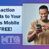 Add Transaction Activity Alerts to Your CU*Answers Mobile App for FREE!
