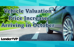 Vehicle Valuation Price Increase Arriving in October