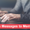Custom Messages to Members