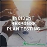 incident response plan testing