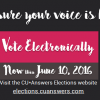 Why wait? Vote today!