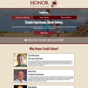 Honor Credit Union MAP site