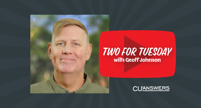 Click to watch Geoff Johnson's Two for Tuesday Video