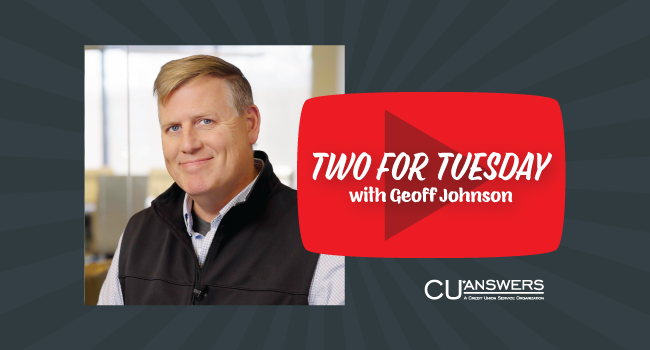 Click to watch Geoff Johnson's Two for Tuesday Video