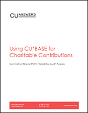 Using cubase for charitable contributions